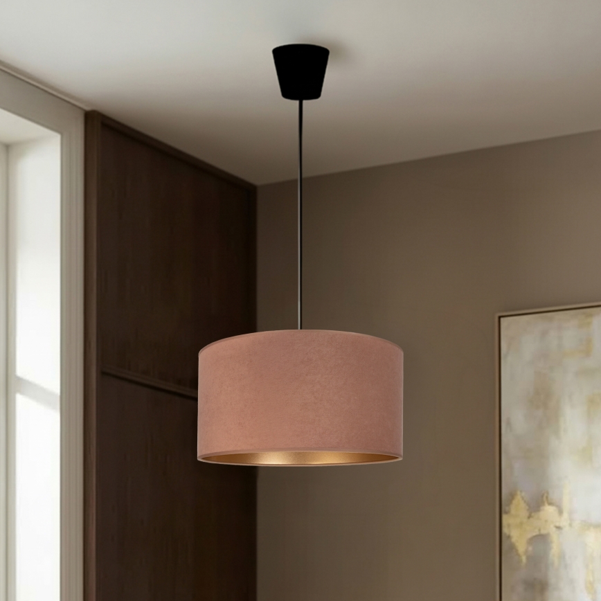 Brilagi - Suspension sur câble VELVET 1xE27/60W/230V Ø 40 cm beige/doré