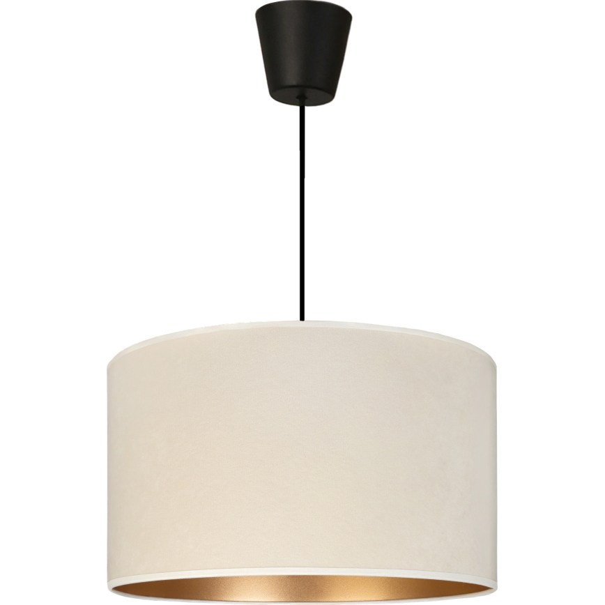 Brilagi - Suspension sur câble VELVET 1xE27/60W/230V Ø 40 cm crème/doré