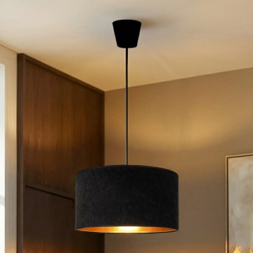 Brilagi - Suspension sur câble VELVET 1xE27/60W/230V Ø 40 cm noir/doré