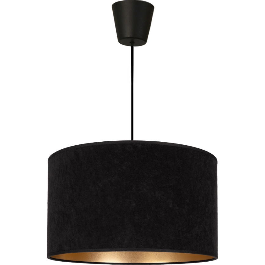 Brilagi - Suspension sur câble VELVET 1xE27/60W/230V Ø 40 cm noir/doré