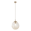 Brilagi - Suspension sur câble VULCANO 1xE27/15W/230V beige/beige fumé