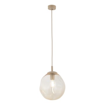 Brilagi - Suspension sur câble VULCANO 1xE27/15W/230V beige/beige fumé