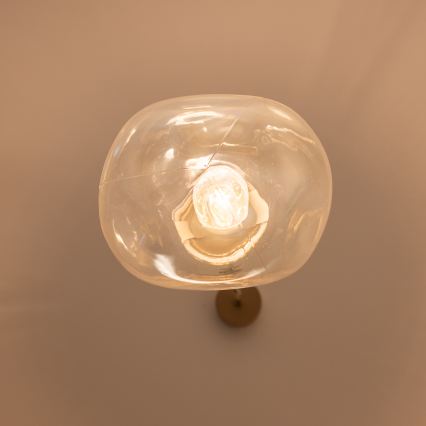 BRILAGI - Suspension sur câble VULCANO 1xE27/15W/230V Ø 25 cm beige/beige fumé