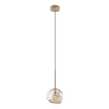 Brilagi - Suspension sur câble VULCANO 1xG9/8W/230V beige/beige fumé