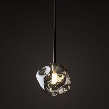 Brilagi - Suspension sur câble VULCANO 1xG9/8W/230V bronze/beige fumé