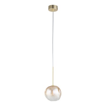 Brilagi - Suspension sur câble VULCANO 1xG9/8W/230V doré/beige fumé