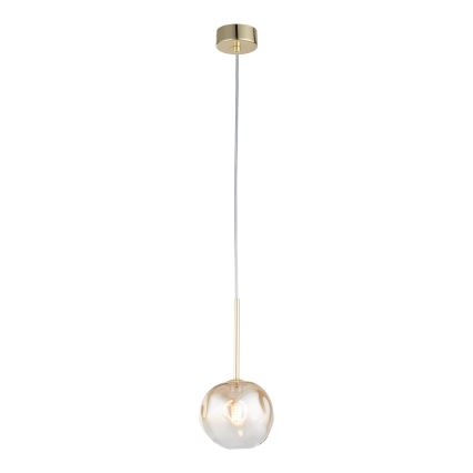 Brilagi - Suspension sur câble VULCANO 1xG9/8W/230V doré/beige fumé