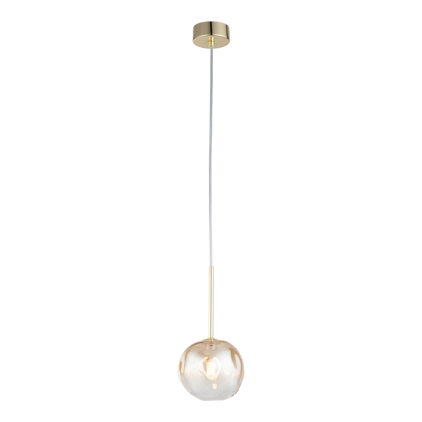 Brilagi - Suspension sur câble VULCANO 1xG9/8W/230V doré/beige fumé