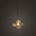 Brilagi - Suspension sur câble VULCANO 1xG9/8W/230V Ø 15 cm beige/beige fumé