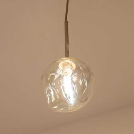 BRILAGI - Suspension sur câble VULCANO 1xG9/8W/230V Ø 15 cm beige/beige fumé