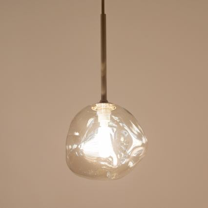 BRILAGI - Suspension sur câble VULCANO 1xG9/8W/230V Ø 15 cm beige/beige fumé