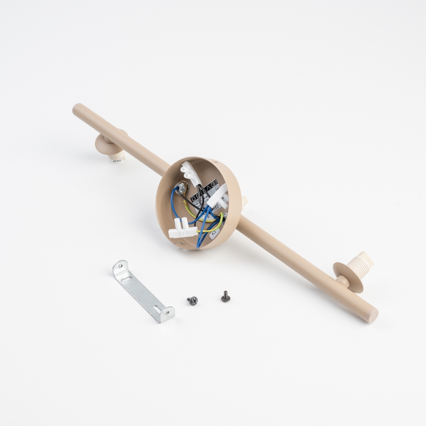 BRILAGI - Suspension sur câble VULCANO 1xG9/8W/230V Ø 15 cm beige/beige fumé
