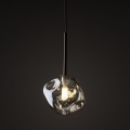 Brilagi - Suspension sur câble VULCANO 1xG9/8W/230V Ø 15 cm bronze / beige fumé