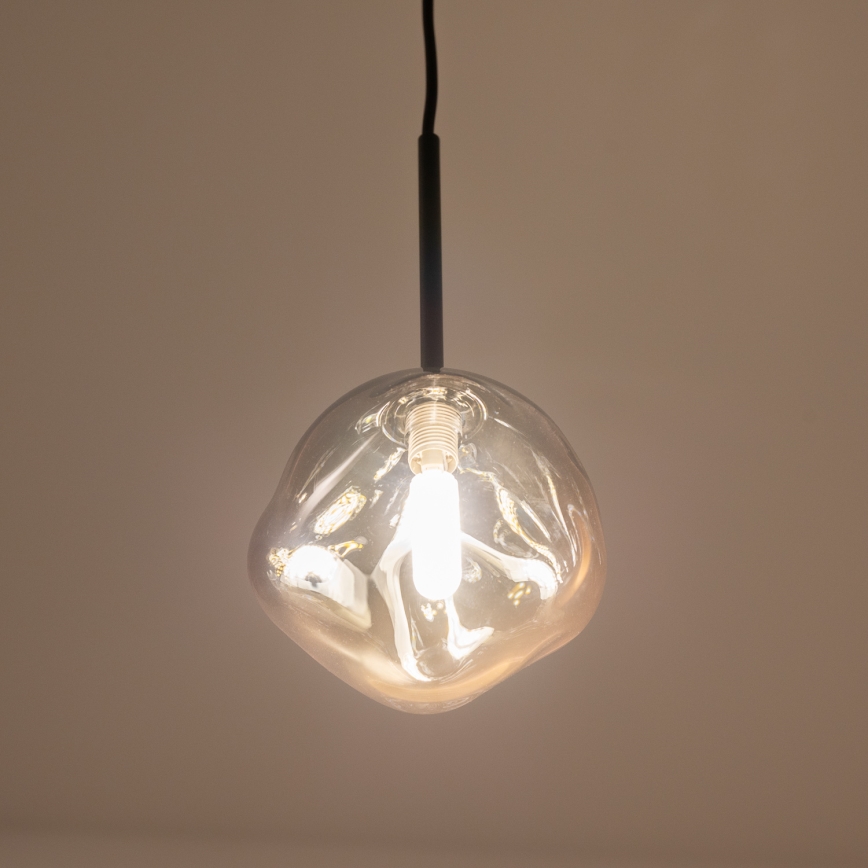 BRILAGI - Suspension sur câble VULCANO 1xG9/8W/230V Ø 15 cm noir/noir fumé