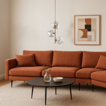 Brilagi - Suspension sur câble VULCANO 3xG9/8W/230V beige / beige fumé