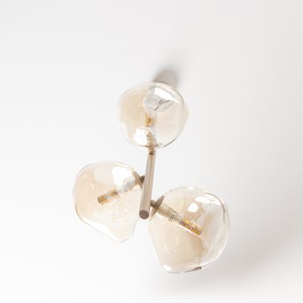 BRILAGI - Suspension sur câble VULCANO 3xG9/8W/230V beige / beige fumé