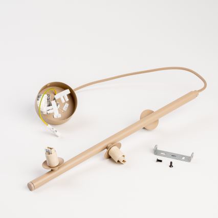 BRILAGI - Suspension sur câble VULCANO 3xG9/8W/230V beige / beige fumé