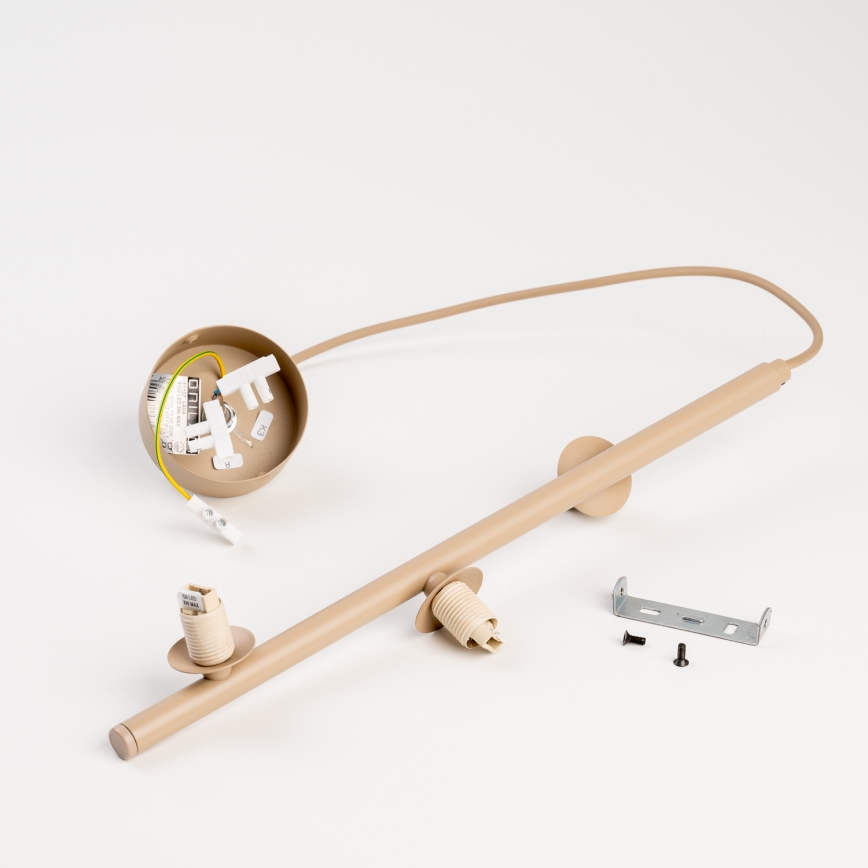 BRILAGI - Suspension sur câble VULCANO 3xG9/8W/230V beige / beige fumé