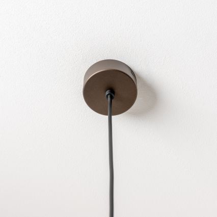 BRILAGI - Suspension sur câble VULCANO 3xG9/8W/230V bronze/beige fumé