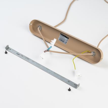 BRILAGI - Suspension sur câble VULCANO 7xG9/8W/230V beige / beige fumé