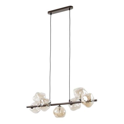Brilagi - Suspension sur câble VULCANO 7xG9/8W/230V bronze/beige fumé