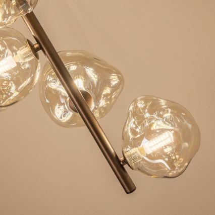 BRILAGI - Suspension sur câble VULCANO 7xG9/8W/230V bronze/beige fumé