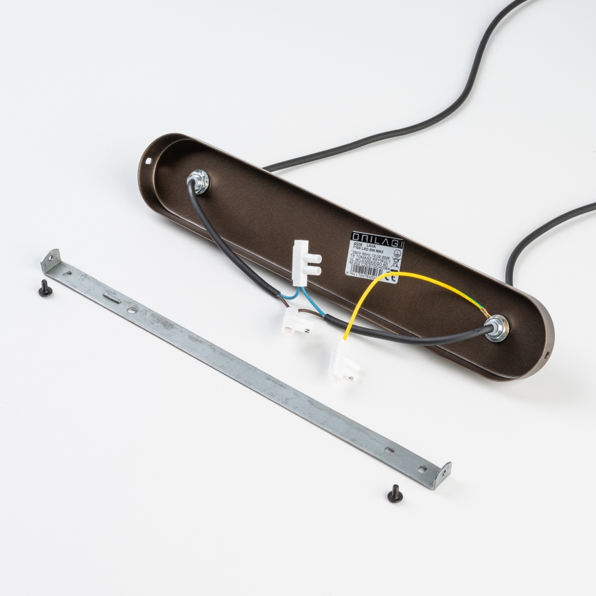 BRILAGI - Suspension sur câble VULCANO 7xG9/8W/230V bronze/beige fumé