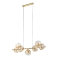 Brilagi - Suspension sur câble VULCANO 7xG9/8W/230V doré / beige fumé