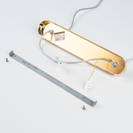 BRILAGI - Suspension sur câble VULCANO 7xG9/8W/230V doré / beige fumé