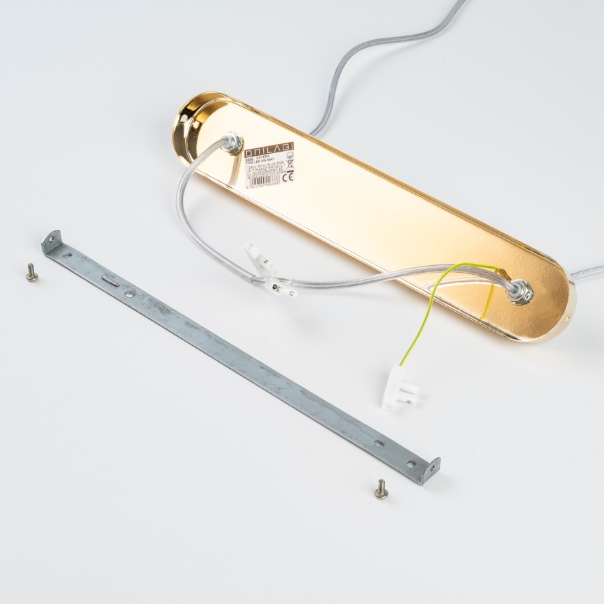 BRILAGI - Suspension sur câble VULCANO 7xG9/8W/230V doré / beige fumé