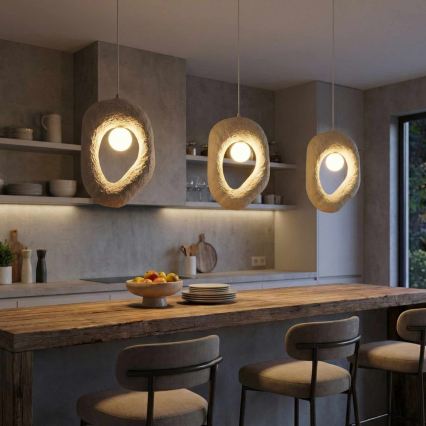 Brilagi - Suspension sur câble WABI SABI 1xE27/40W/230V crème