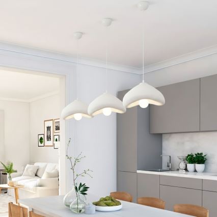 Brilagi - Suspension sur câble WABI SABI 1xE27/40W/230V Ø 30 cm blanche