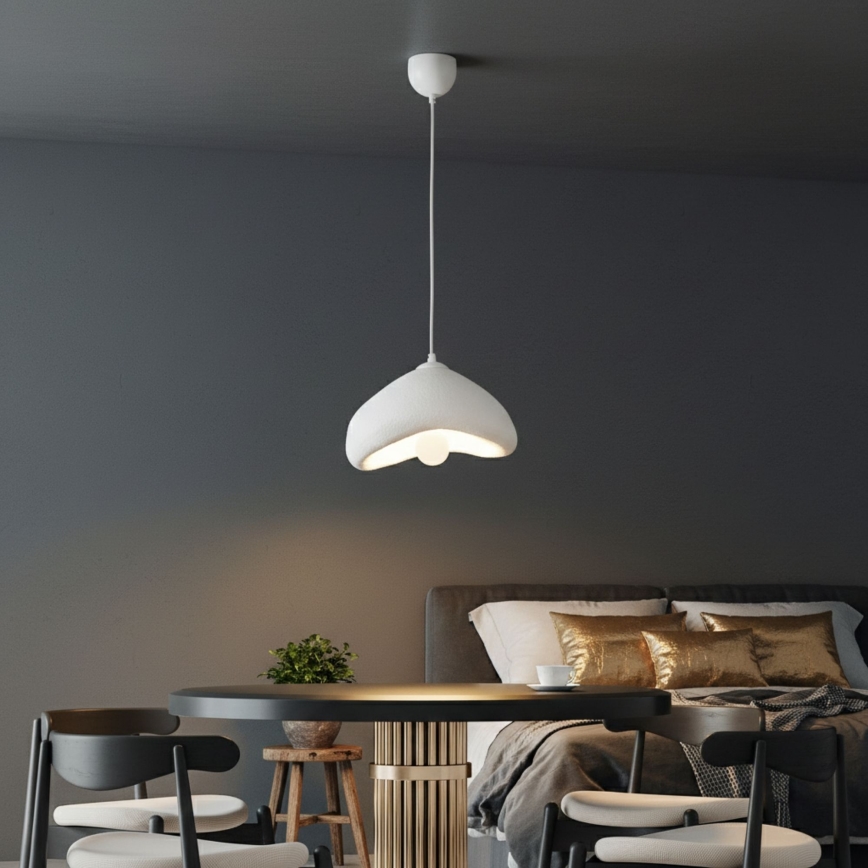 Brilagi - Suspension sur câble WABI SABI 1xE27/40W/230V Ø 30 cm blanche