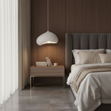 Brilagi - Suspension sur câble WABI SABI 1xE27/40W/230V Ø 32 cm blanche