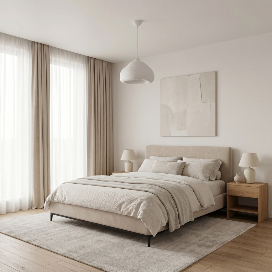Brilagi - Suspension sur câble WABI SABI 1xE27/40W/230V Ø 32 cm blanche