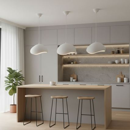 Brilagi - Suspension sur câble WABI SABI 1xE27/40W/230V Ø 32 cm blanche