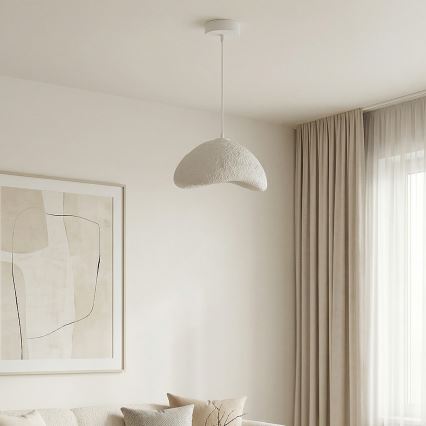 Brilagi - Suspension sur câble WABI SABI 1xE27/40W/230V Ø 33 cm blanche