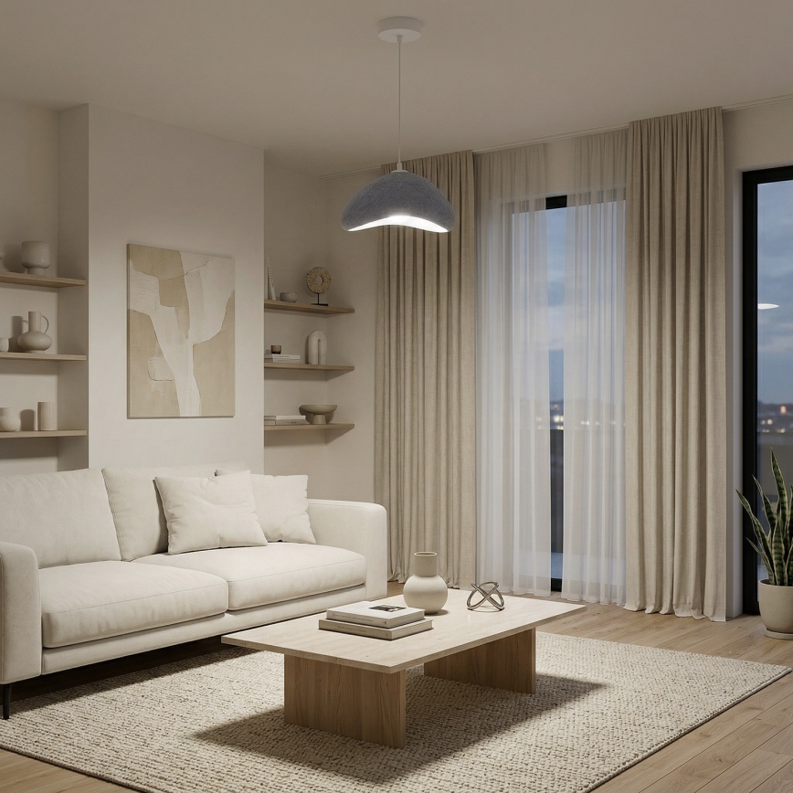 Brilagi - Suspension sur câble WABI SABI 1xE27/40W/230V Ø 33 cm gris