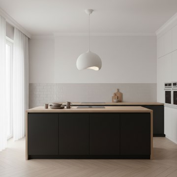 Brilagi - Suspension sur câble WABI SABI 1xE27/40W/230V Ø 34 cm blanche