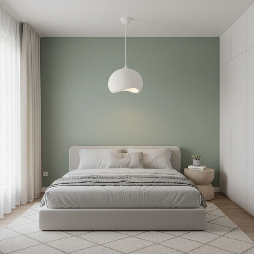 Brilagi - Suspension sur câble WABI SABI 1xE27/40W/230V Ø 34 cm blanche