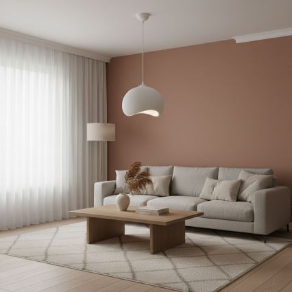 Brilagi - Suspension sur câble WABI SABI 1xE27/40W/230V Ø 34 cm blanche