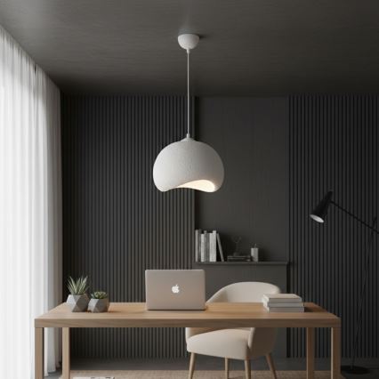 Brilagi - Suspension sur câble WABI SABI 1xE27/40W/230V Ø 34 cm blanche