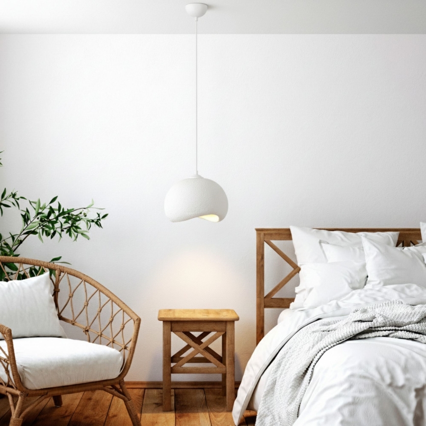 Brilagi - Suspension sur câble WABI SABI 1xE27/40W/230V Ø 34 cm blanche