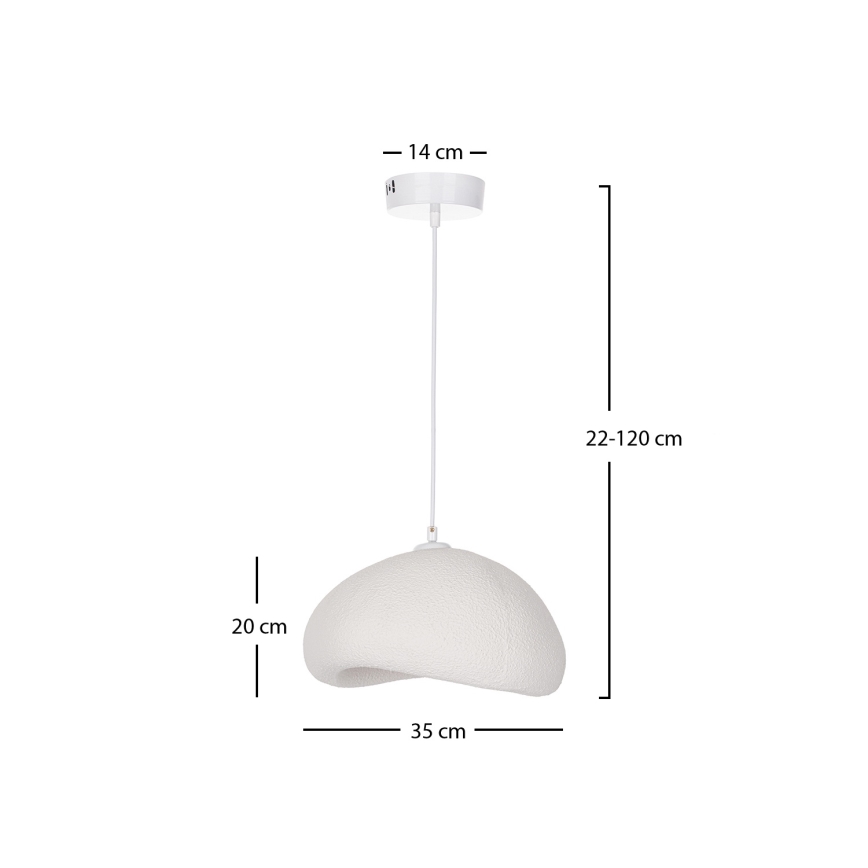 Brilagi - Suspension sur câble WABI SABI 1xE27/40W/230V Ø 35 cm blanche