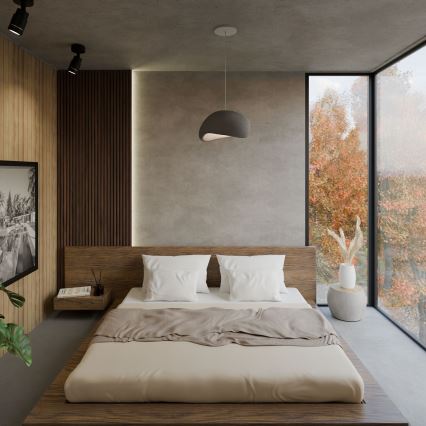 Brilagi - Suspension sur câble WABI SABI 1xE27/40W/230V Ø 35 cm gris