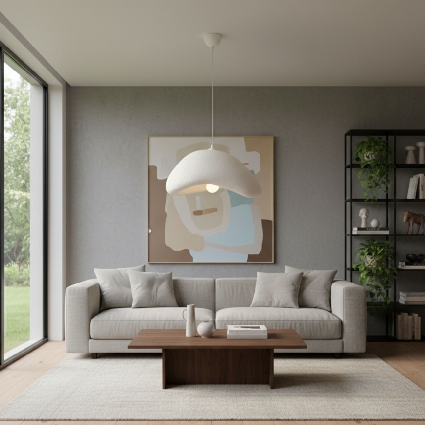 Brilagi - Suspension sur câble WABI SABI 1xE27/40W/230V Ø 42 cm blanche