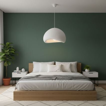 Brilagi - Suspension sur câble WABI SABI 1xE27/40W/230V Ø 50 cm blanche