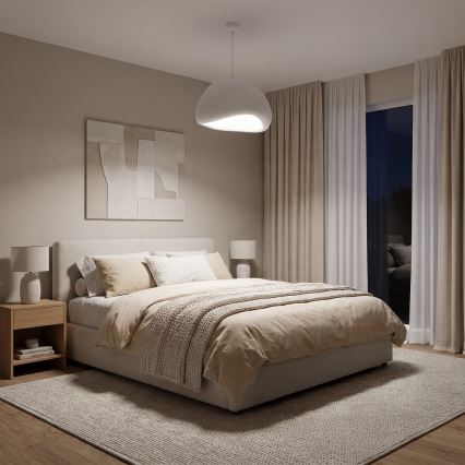 Brilagi - Suspension sur câble WABI SABI 1xE27/40W/230V Ø 50 cm blanche