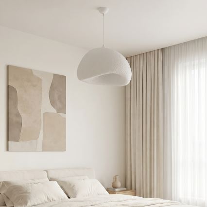 Brilagi - Suspension sur câble WABI SABI 1xE27/40W/230V Ø 50 cm blanche