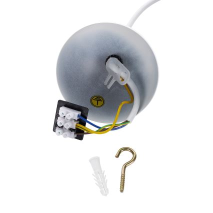 Brilagi - Suspension sur câble WABI SABI 1xE27/40W/230V Ø 50 cm blanche